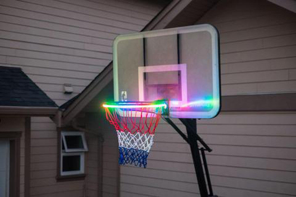 LED basketball frame