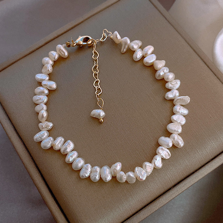 Pearl peach blossom bracelet