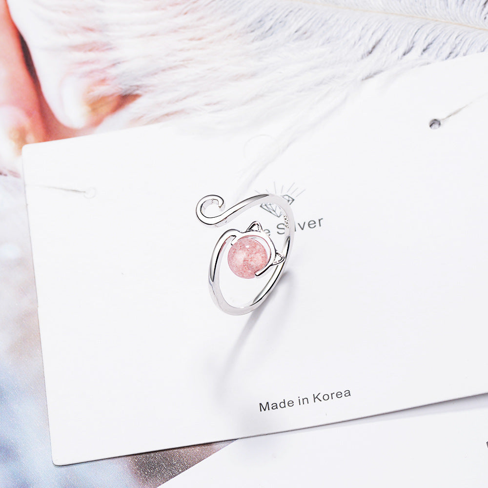 Small fresh cat ring