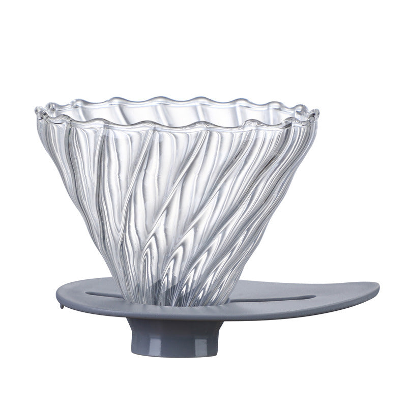 Glass coffee funnel