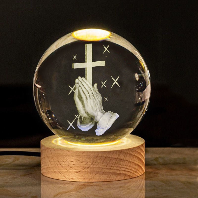 Creative luminous crystal ball ~ cross