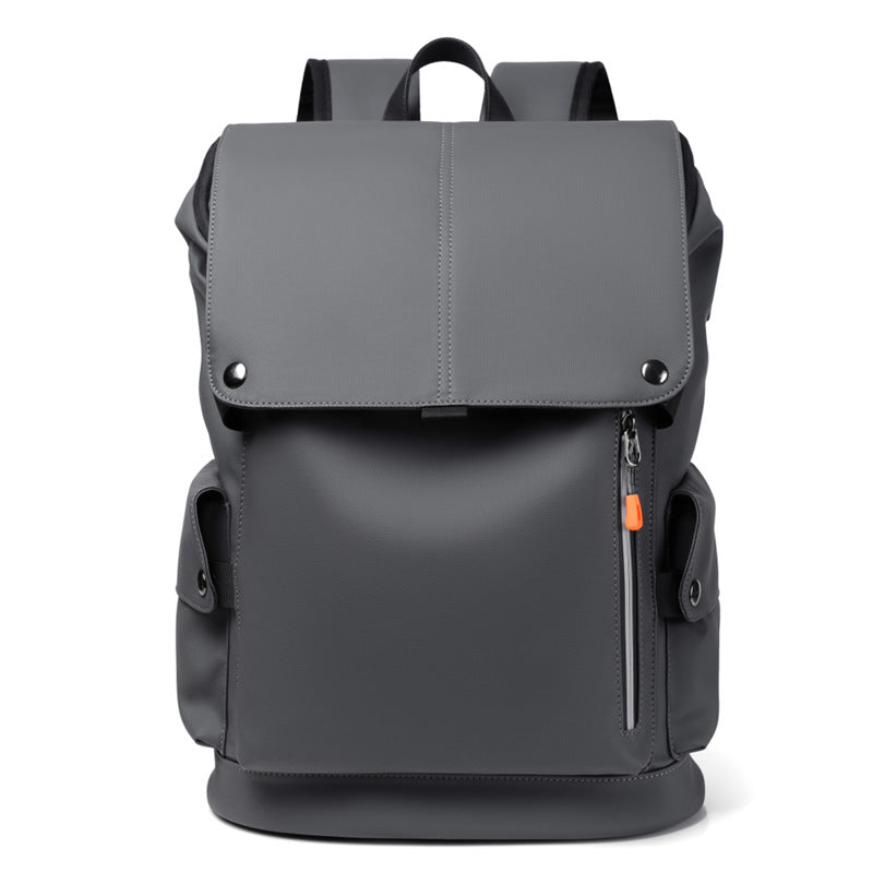 Leather Men's Backpack - Trendy and Functional