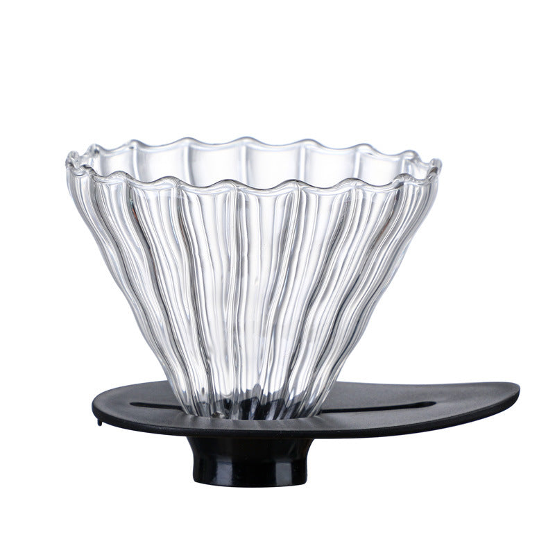 Glass coffee funnel