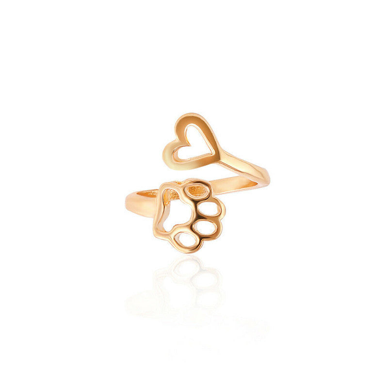 Dog paw ring