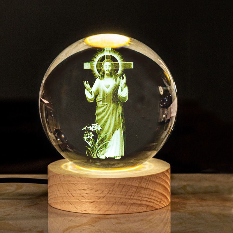 Creative luminous crystal ball ~ cross