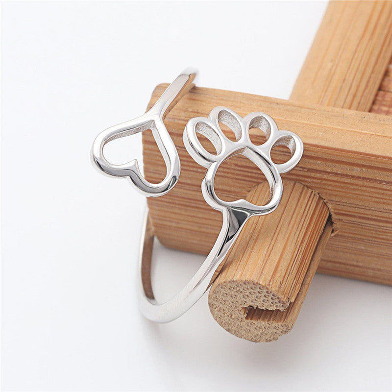 Dog paw ring