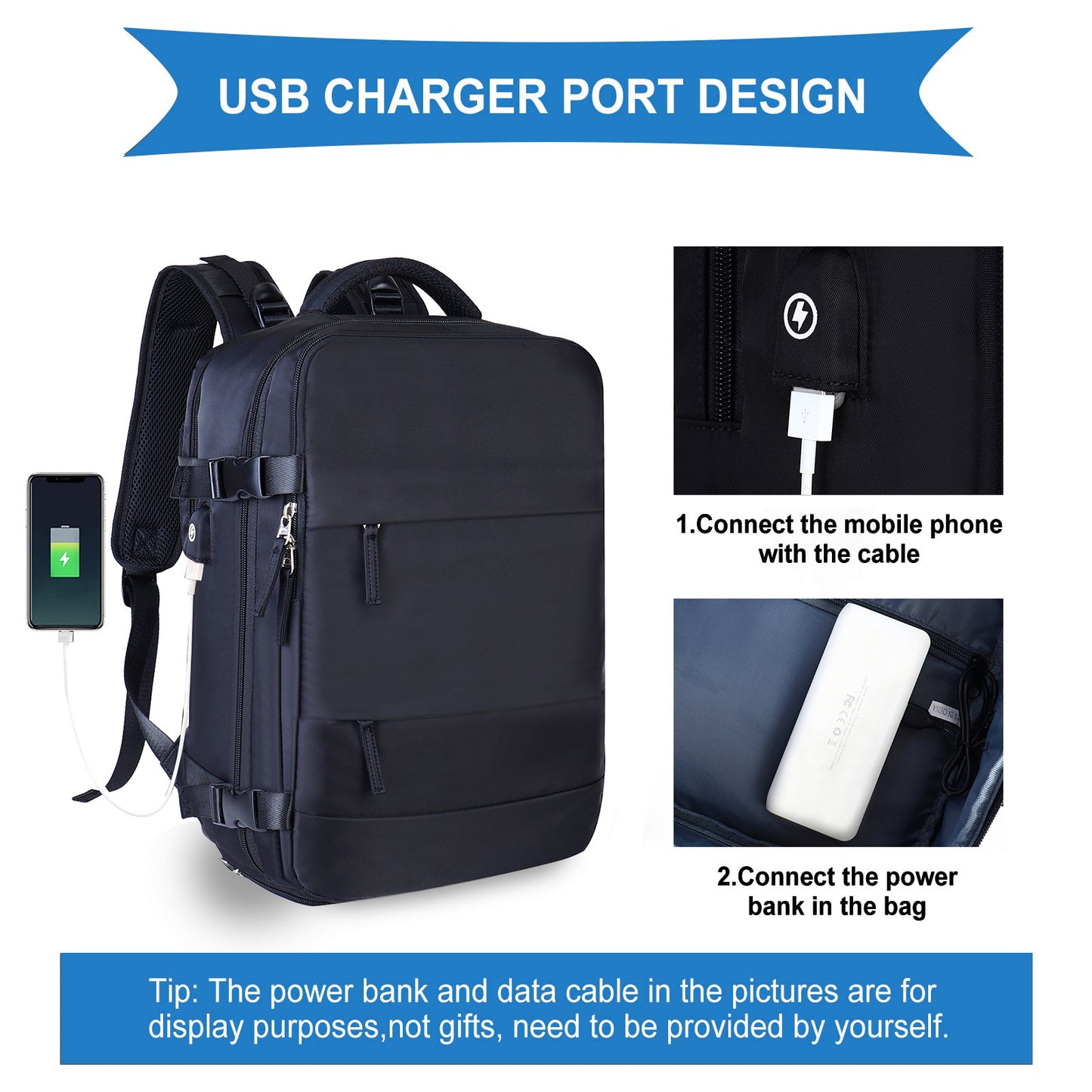 Cross-border travel backpack, Student school bag