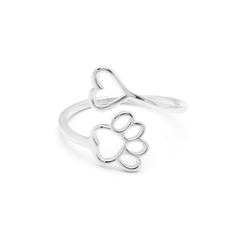 Dog paw ring