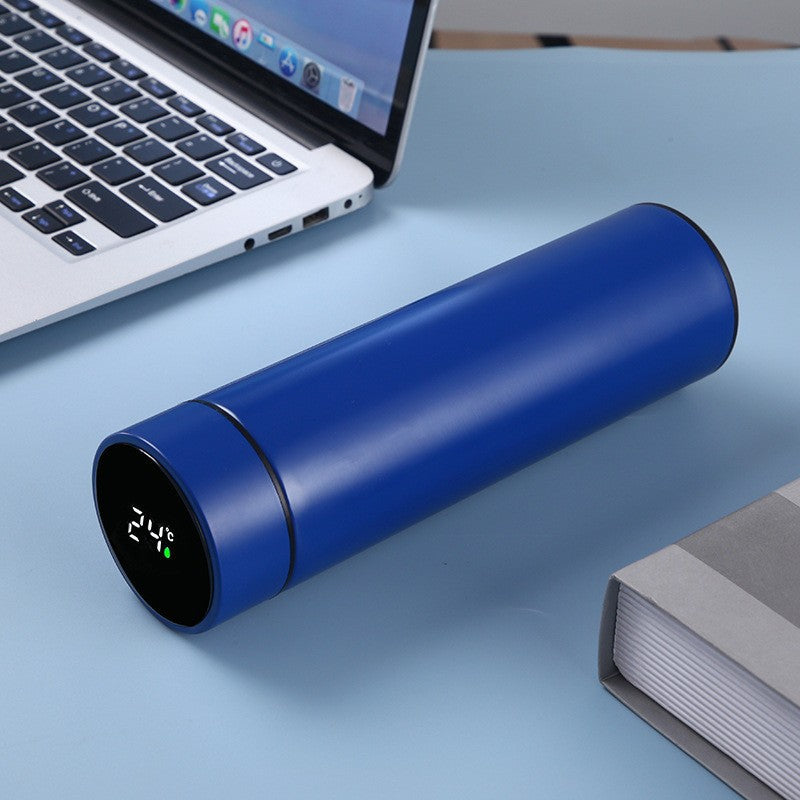 Stainless steel double layer vacuum thermos cup