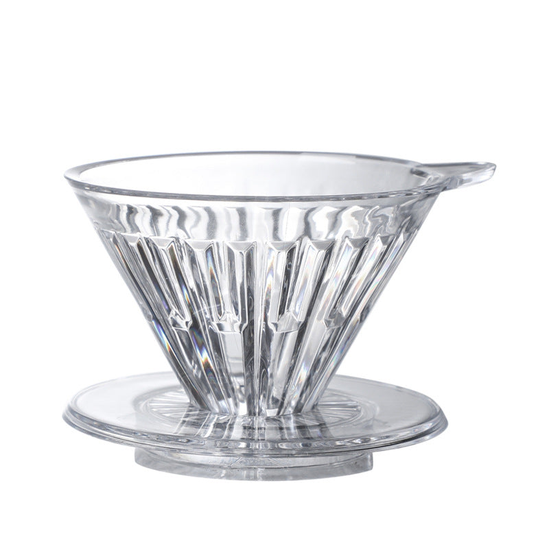 Glass coffee funnel