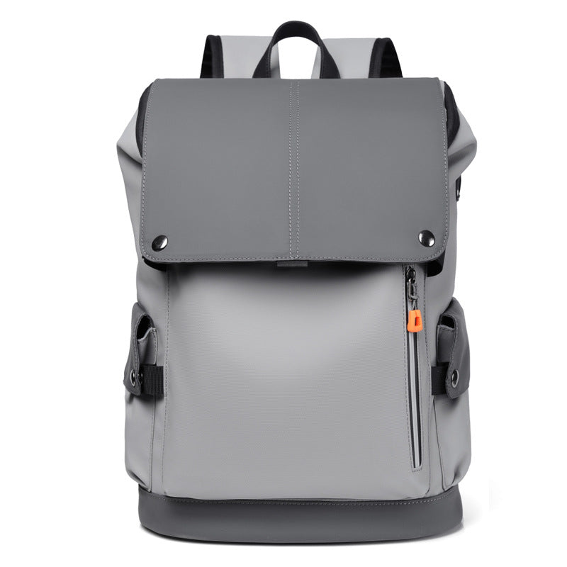 Leather Men's Backpack - Trendy and Functional