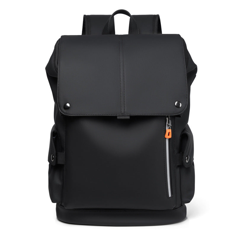 Leather Men's Backpack - Trendy and Functional