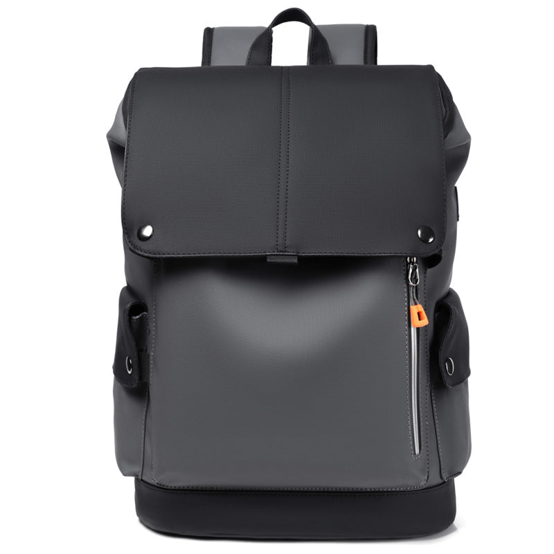 Leather Men's Backpack - Trendy and Functional