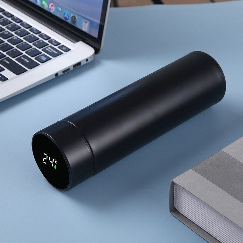 Stainless steel double layer vacuum thermos cup