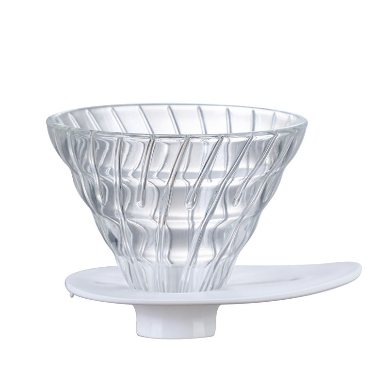 Glass coffee funnel