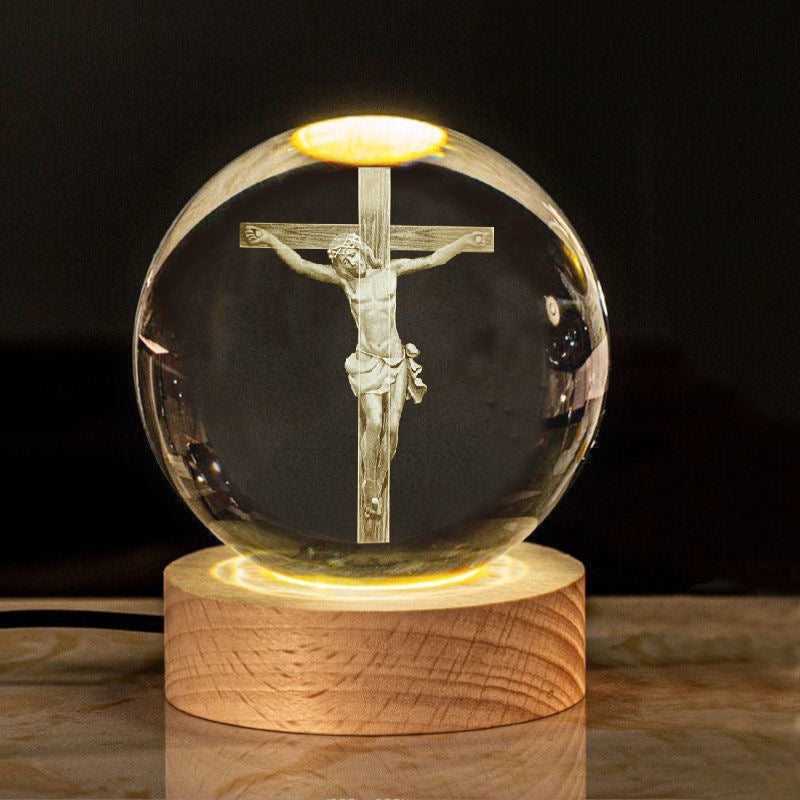 Creative luminous crystal ball ~ cross