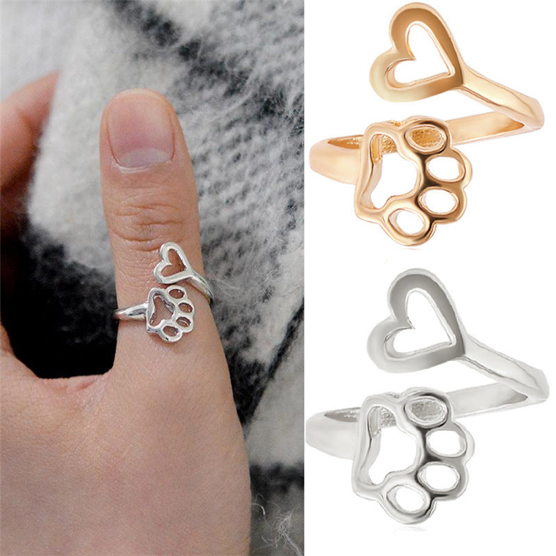 Dog paw ring