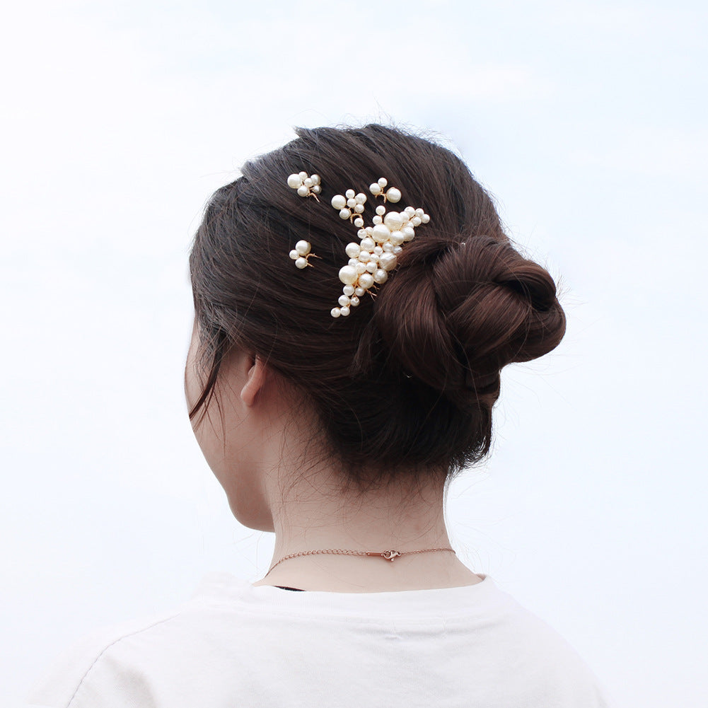 Pearl U-shaped hairpin