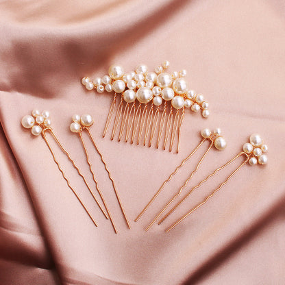 Pearl U-shaped hairpin