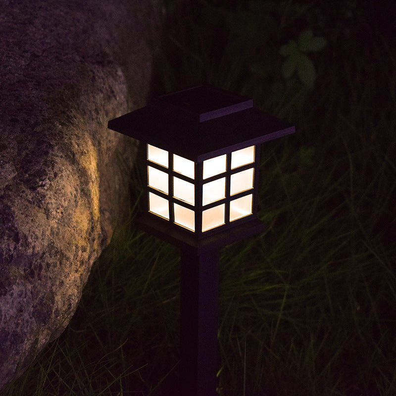 Solar LED lawn light