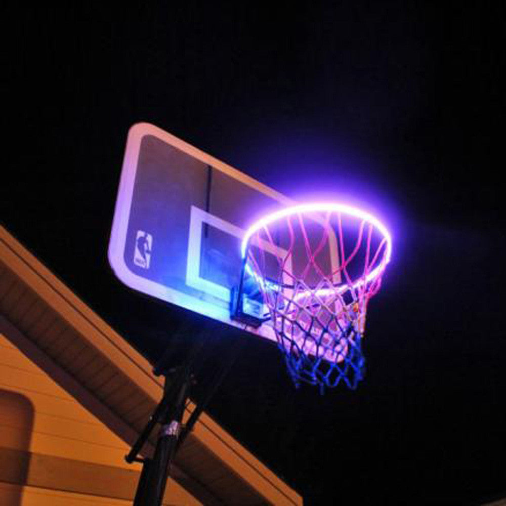 LED basketball frame