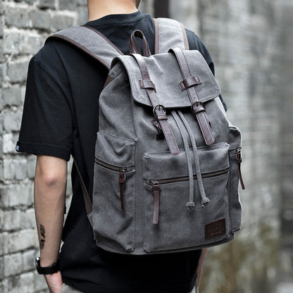 Men's canvas backpack