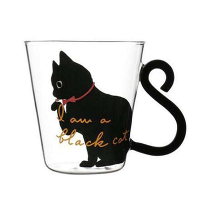 Cute cat coffee cup