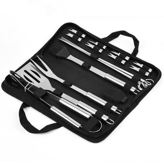 20-piece set grilling utensils