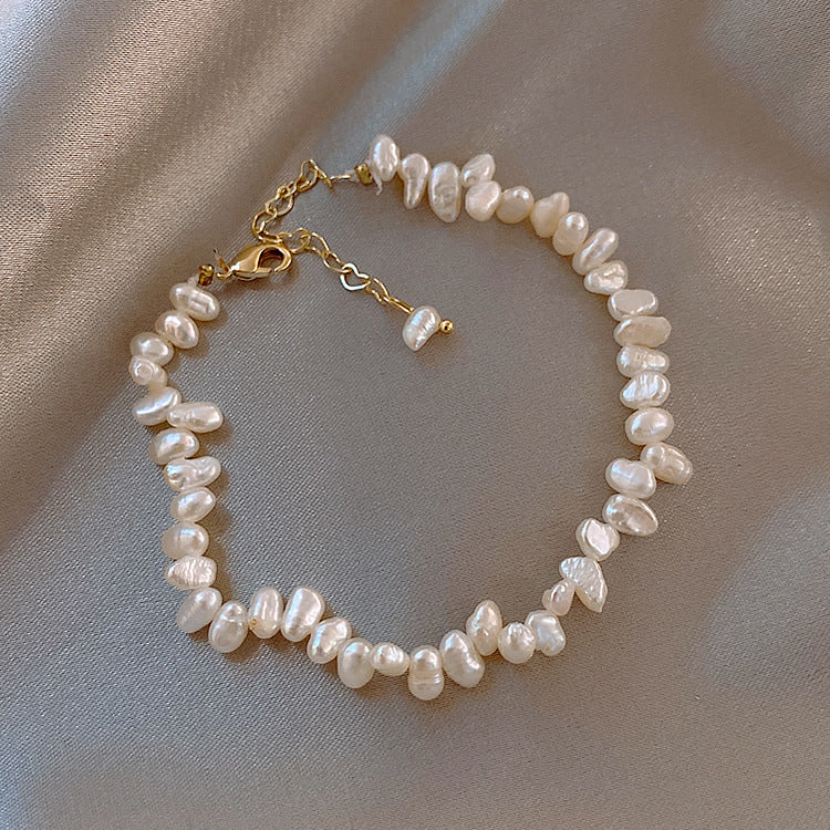 Pearl peach blossom bracelet