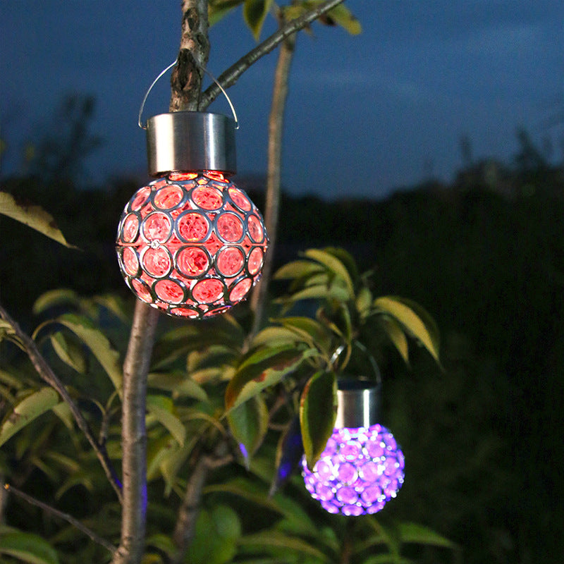 Outdoor solar hanging light waterproof LED