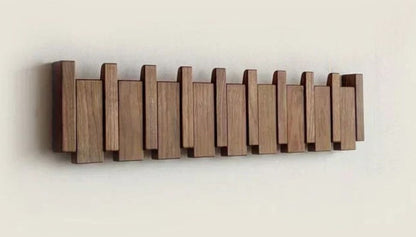 Solid wood coat hook