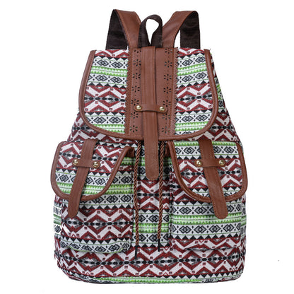 New Ethnic Style Retro Pattern Backpack