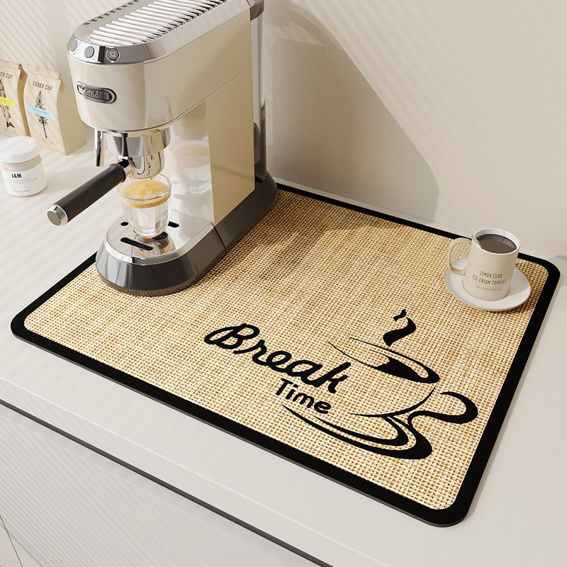 Coffee machine drain pad
