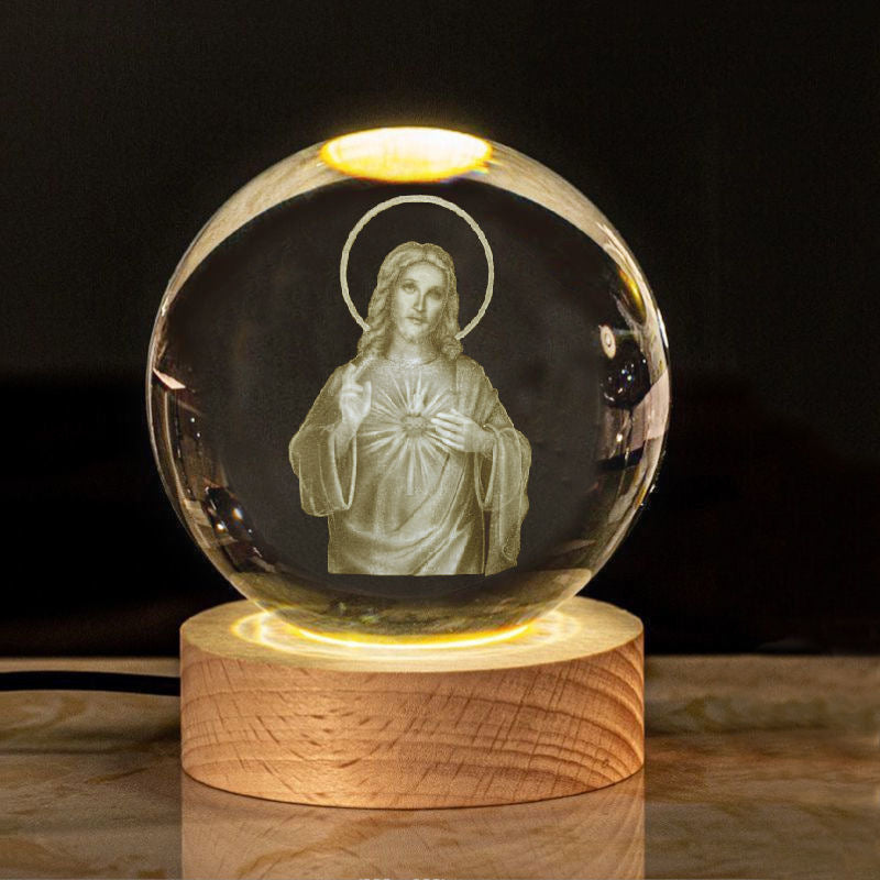 Creative luminous crystal ball ~ cross