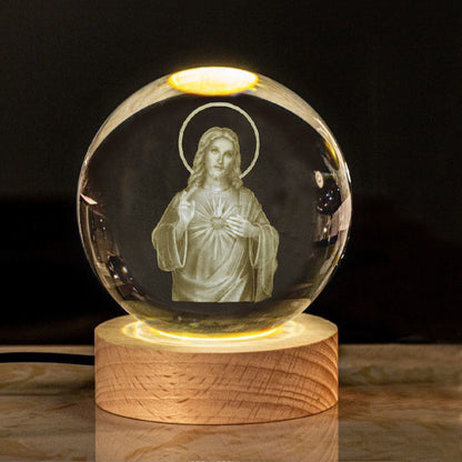 Creative luminous crystal ball ~ cross