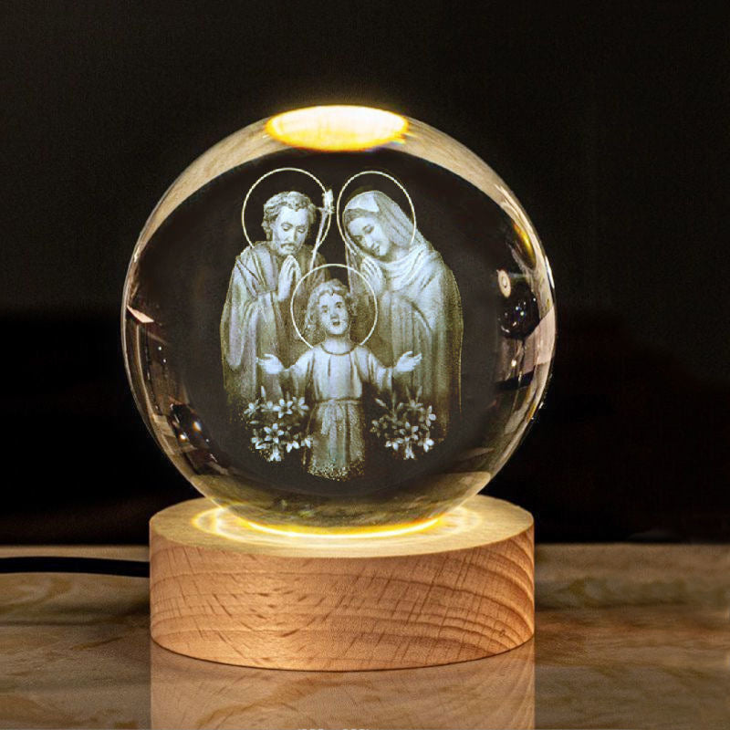 Creative luminous crystal ball ~ cross