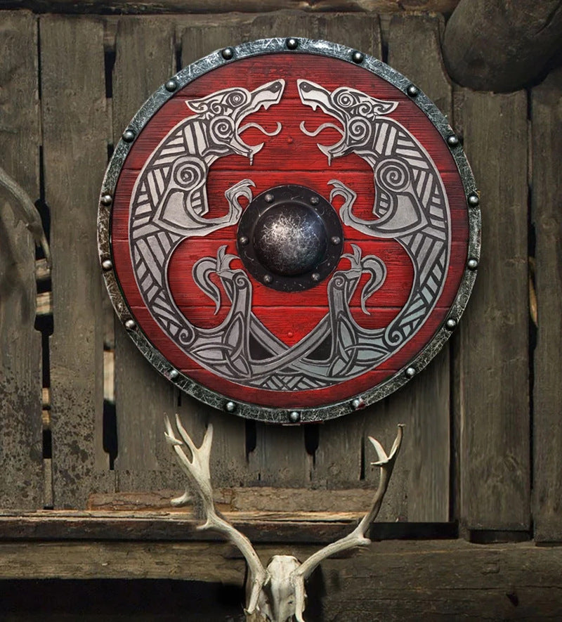 War pattern Viking shield 30CM wooden