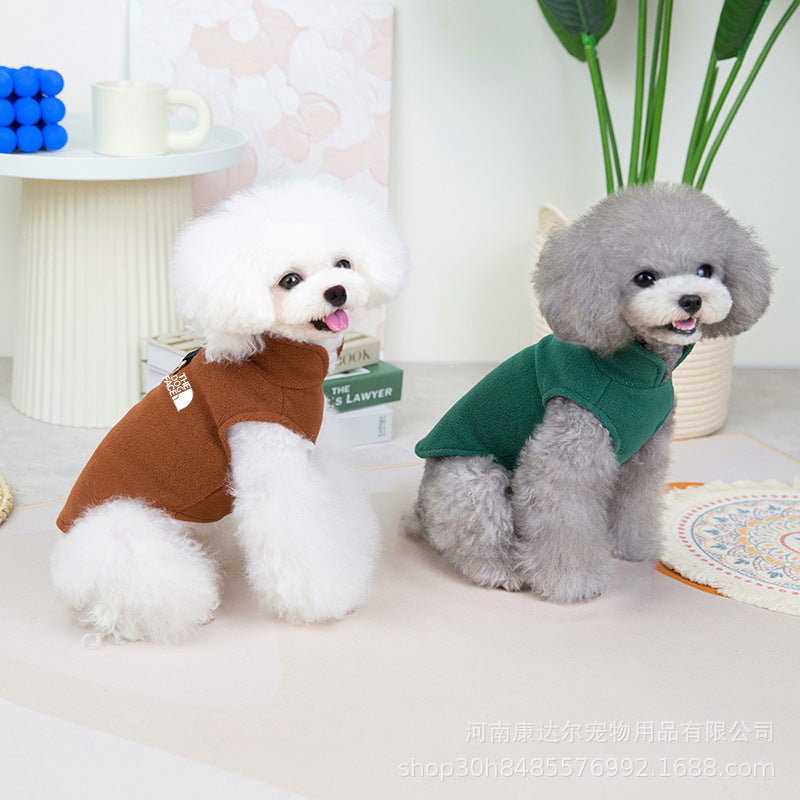 Pet fleece clothing