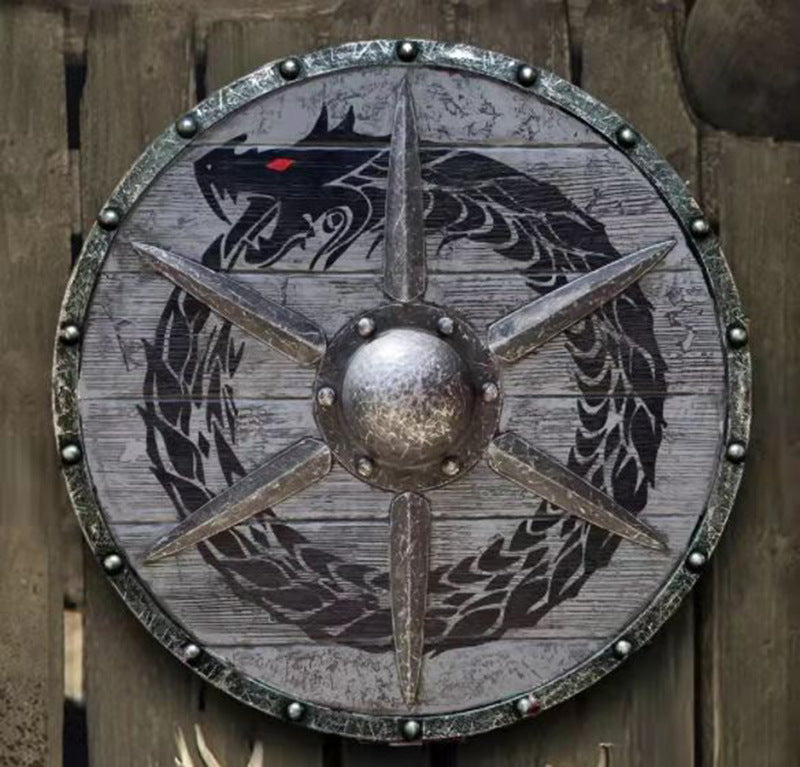 War pattern Viking shield 30CM wooden