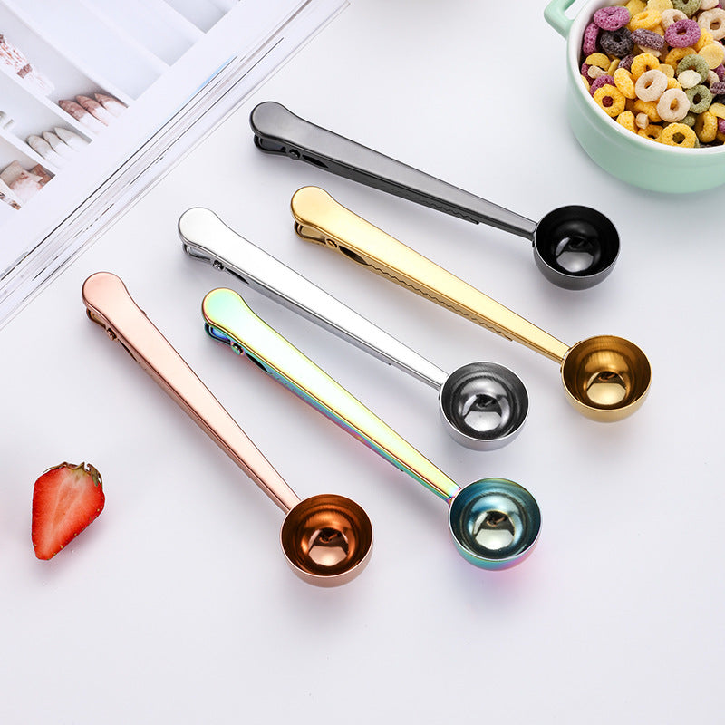 Stainless steel coffee measuring spoon