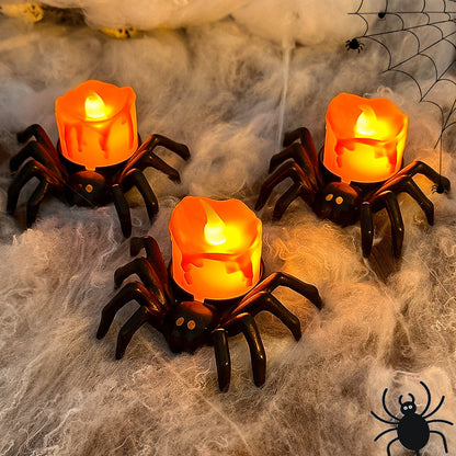 Halloween spider candle light LED