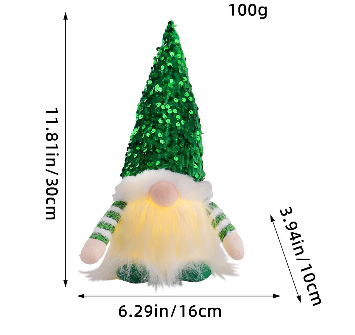 Glowing Christmas Gnome