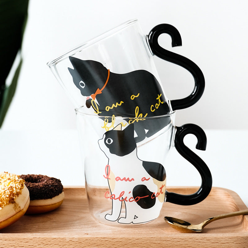 Cute cat coffee cup