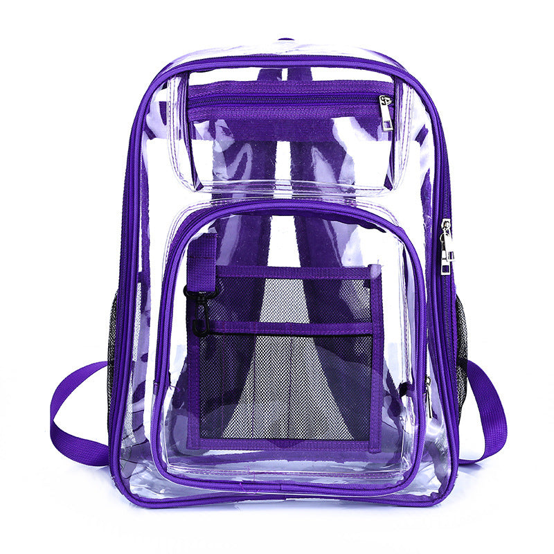 Transparent School Backpack - Large Capacity