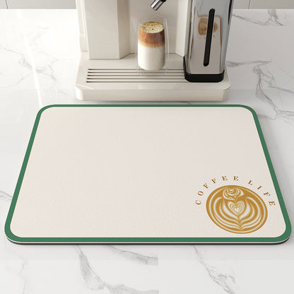 Coffee machine drain pad