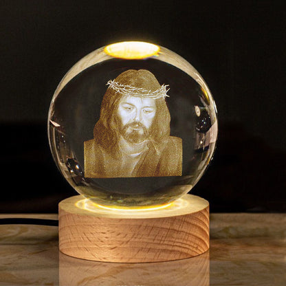 Creative luminous crystal ball ~ cross