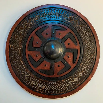 War pattern Viking shield 30CM wooden