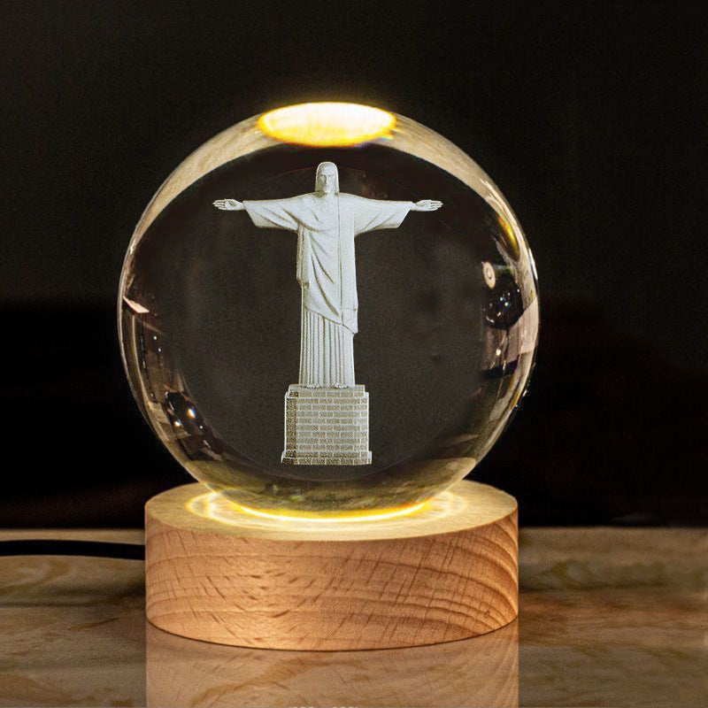 Creative luminous crystal ball ~ cross