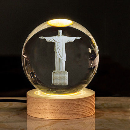 Creative luminous crystal ball ~ cross