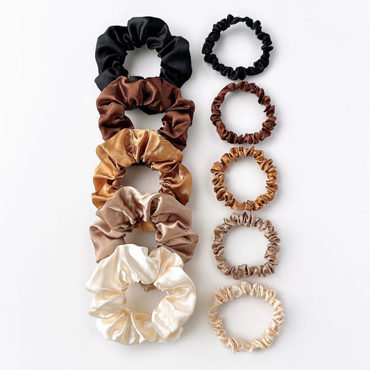Luxury Satin Scrunchie Set
